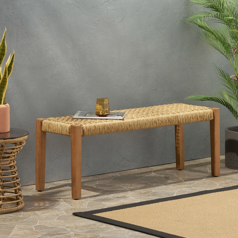 Outdoor Furniture Bench - Angie Bench Minimalist Outdoor Seating for