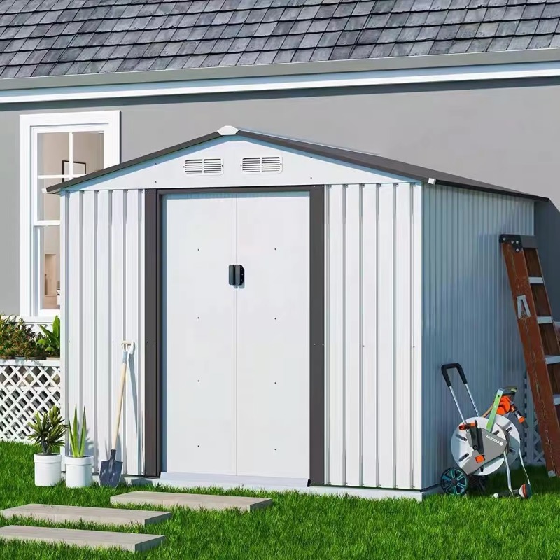 Outdoor Furniture Metal - Outdoor Metal Garden Shed Waterproof Steel