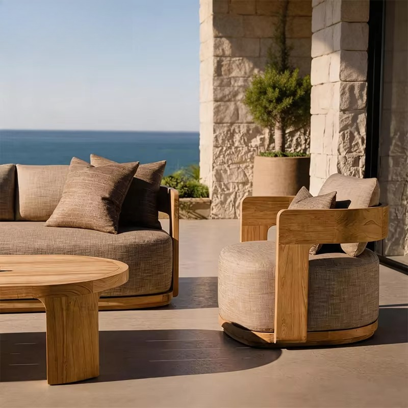 Modern Design All-Weather Teak - Outdoor Furniture Factory ulasan dan harga