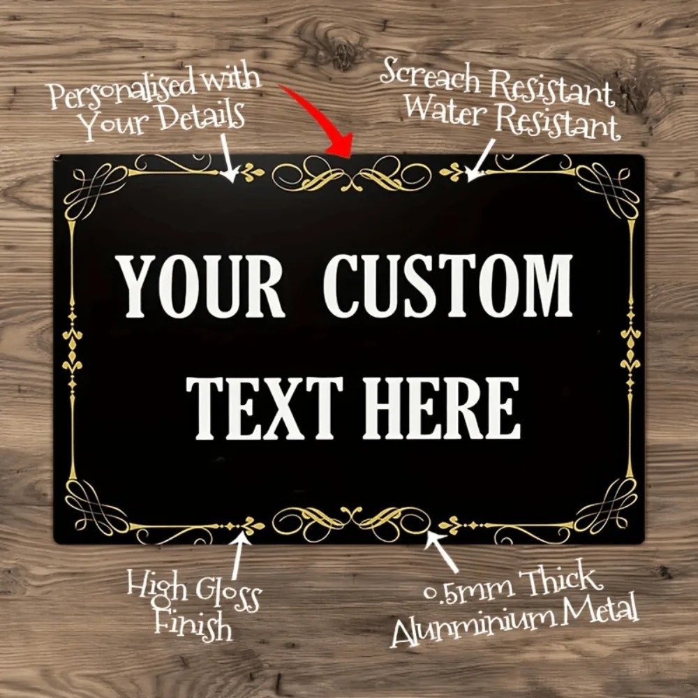 Custom Personalized Black Gold - Outdoor Furniture Metal ulasan dan harga