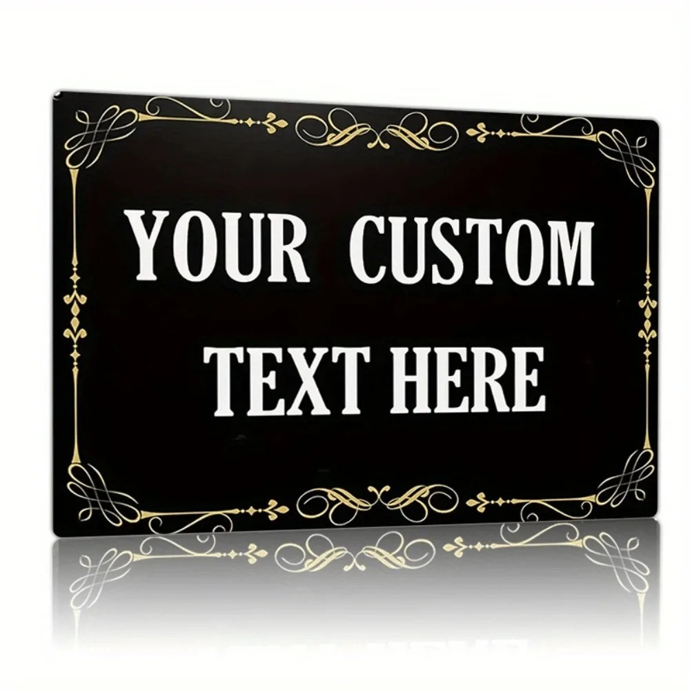 Custom Personalized Black Gold - Outdoor Furniture Metal ulasan dan harga