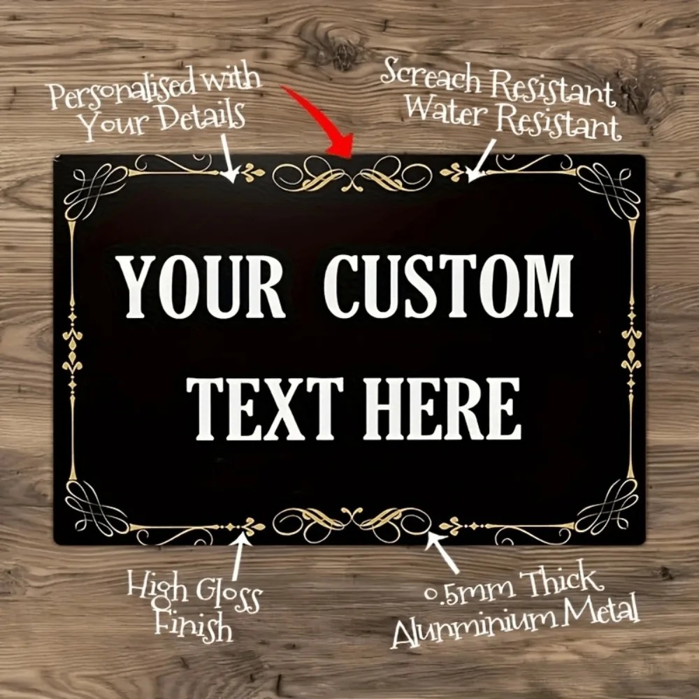 Custom Personalized Black Gold - Outdoor Furniture Metal ulasan dan harga