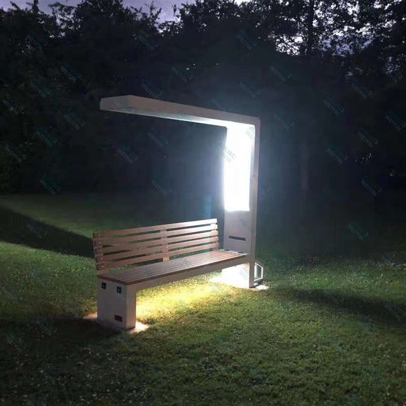 Urban Modern Smart Solar Cell  - Outdoor Furniture Bench ulasan dan harga