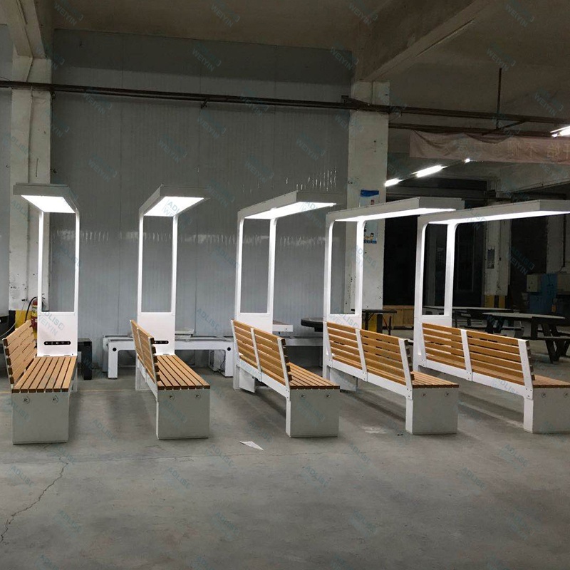 Urban Modern Smart Solar Cell  - Outdoor Furniture Bench ulasan dan harga
