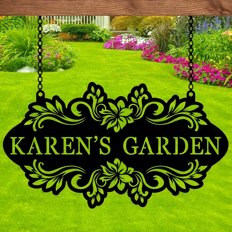 Custom Metal Art Sign with Nam - Outdoor Furniture Metal ulasan dan harga