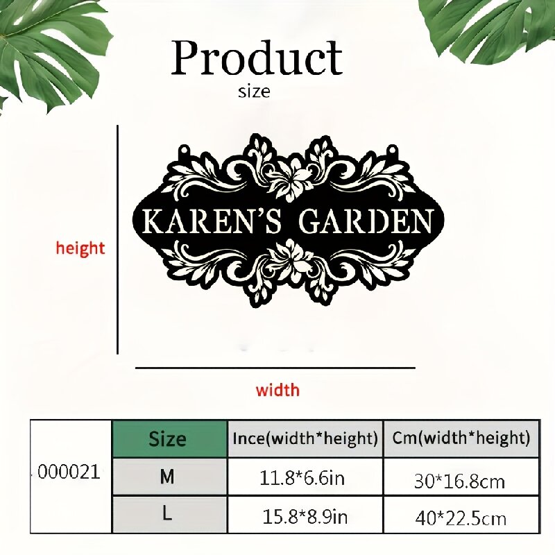 Custom Metal Art Sign with Nam - Outdoor Furniture Metal ulasan dan harga