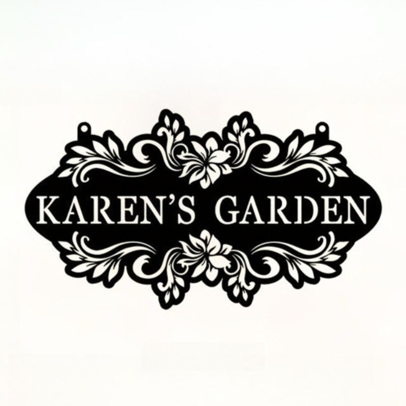 Custom Metal Art Sign with Nam - Outdoor Furniture Metal ulasan dan harga