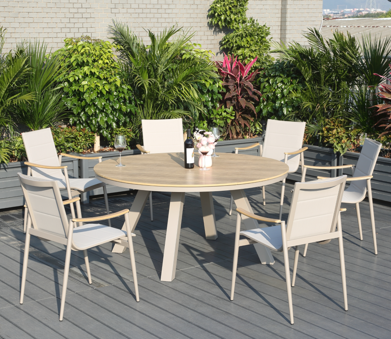 *qDurable Aluminum Frame Outdo - Outdoor Furniture Factory ulasan dan harga