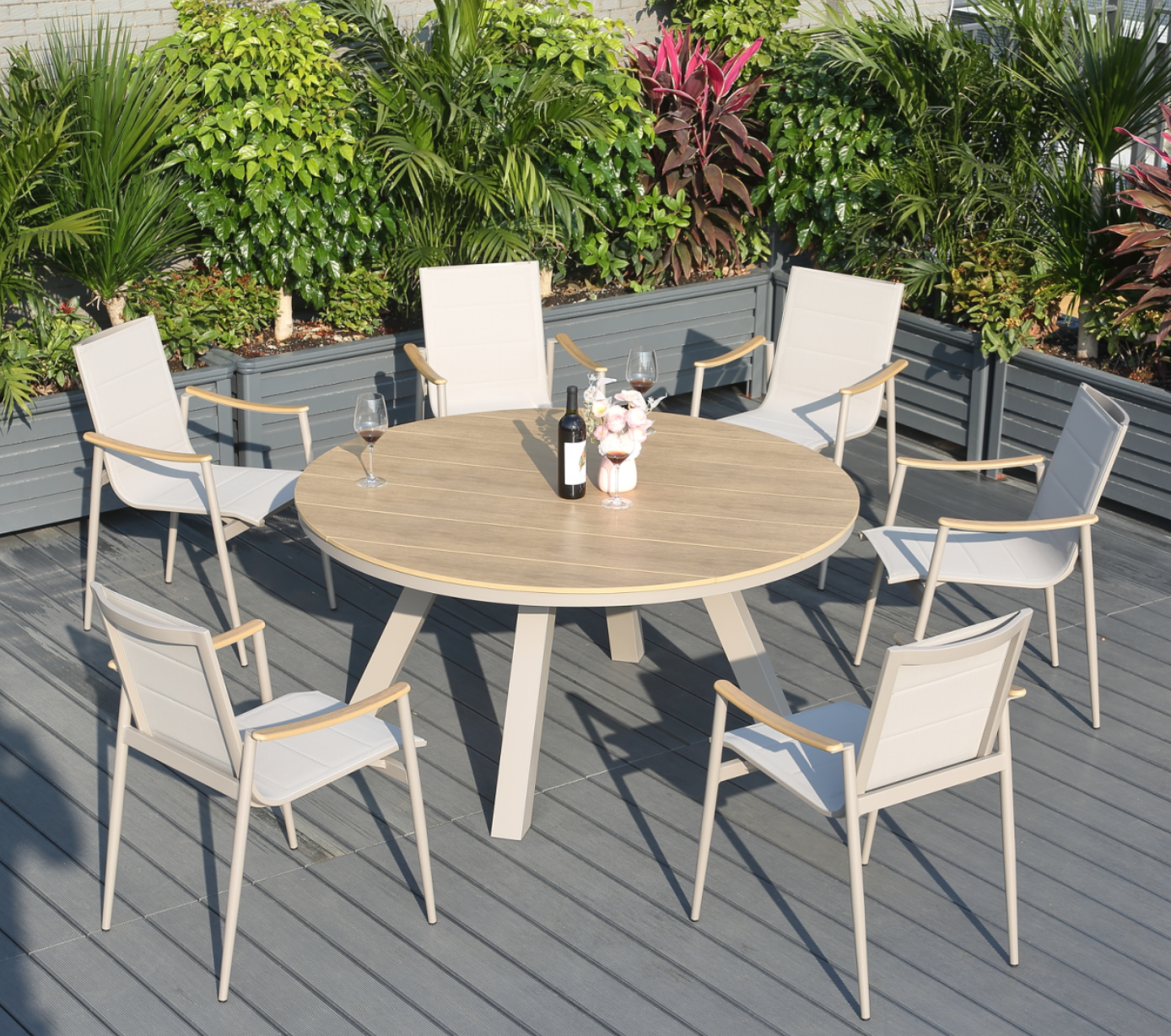 *qDurable Aluminum Frame Outdo - Outdoor Furniture Factory ulasan dan harga