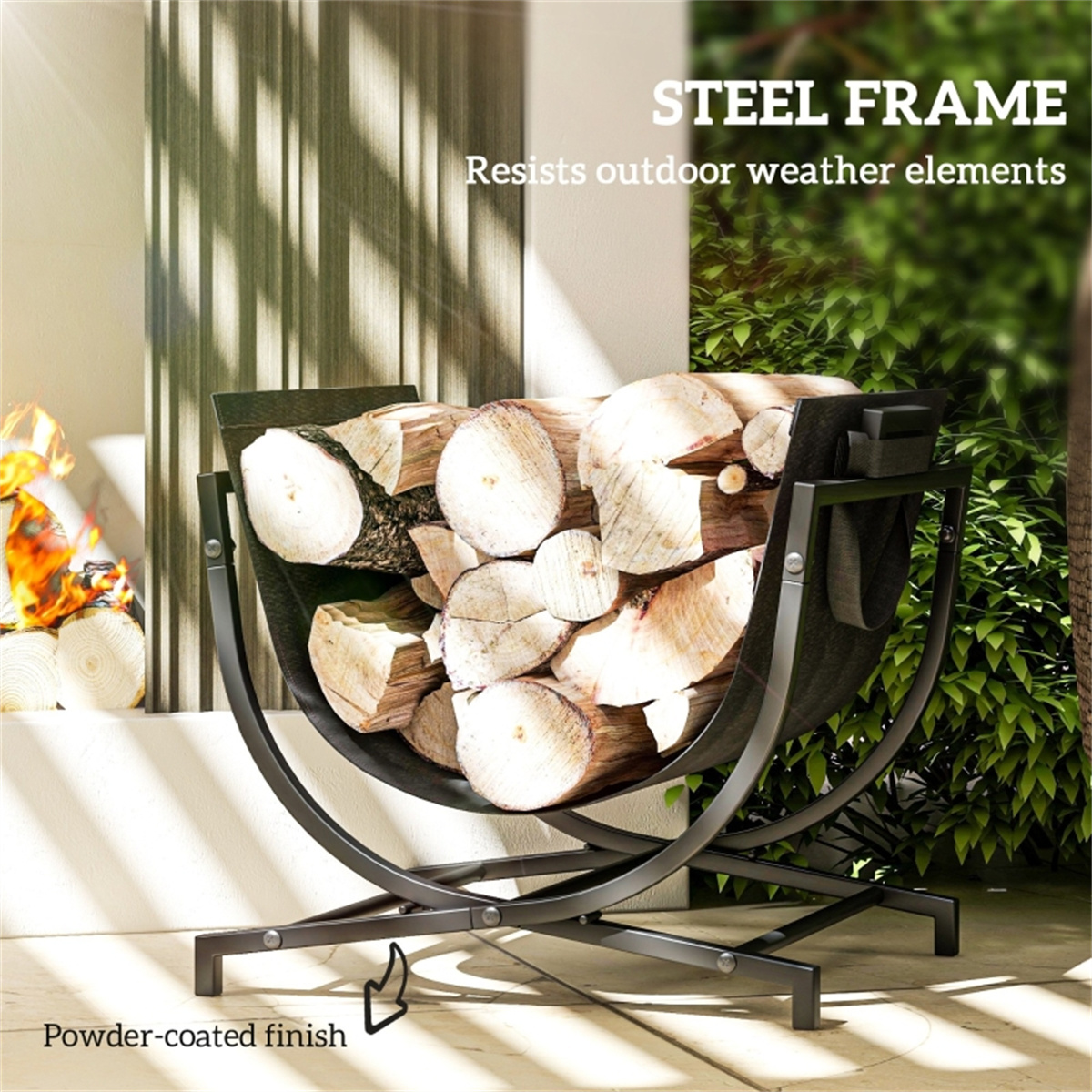 Outdoor Furniture Firewood Rac - Outdoor Furniture Heavy ulasan dan harga