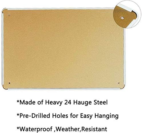 HOUVSSEN Metal Tin Sign, 8 x 1 - Outdoor Furniture Metal ulasan dan harga