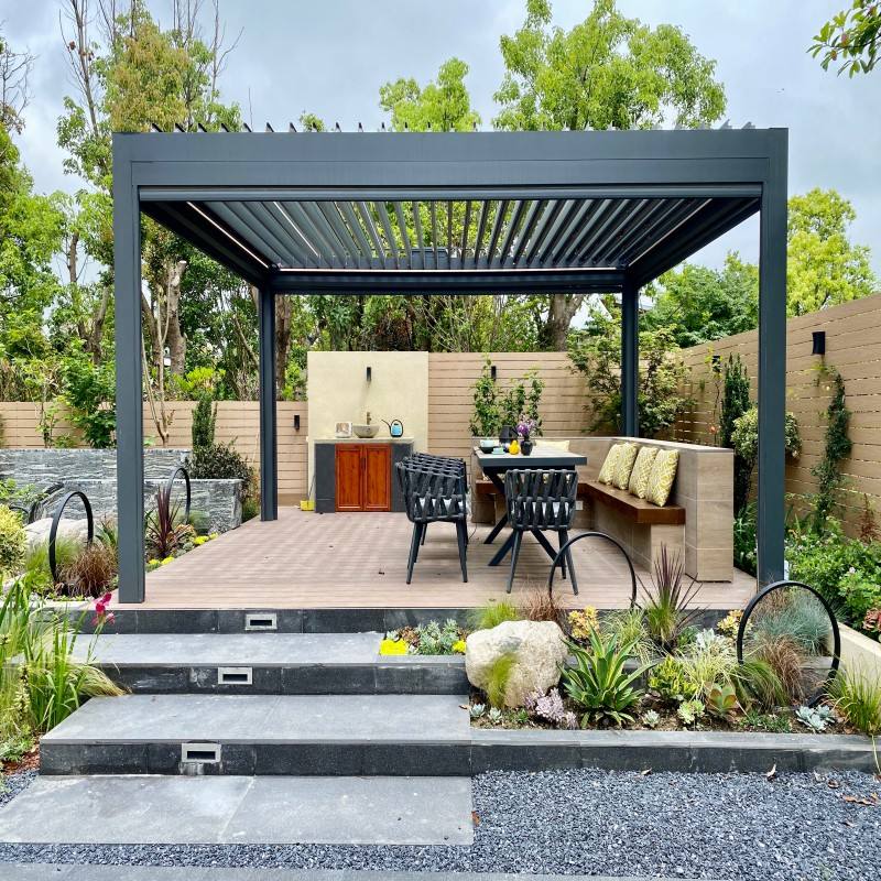 Villa Fashion Outdoor Sun Prot - Outdoor Furniture Metal ulasan dan harga