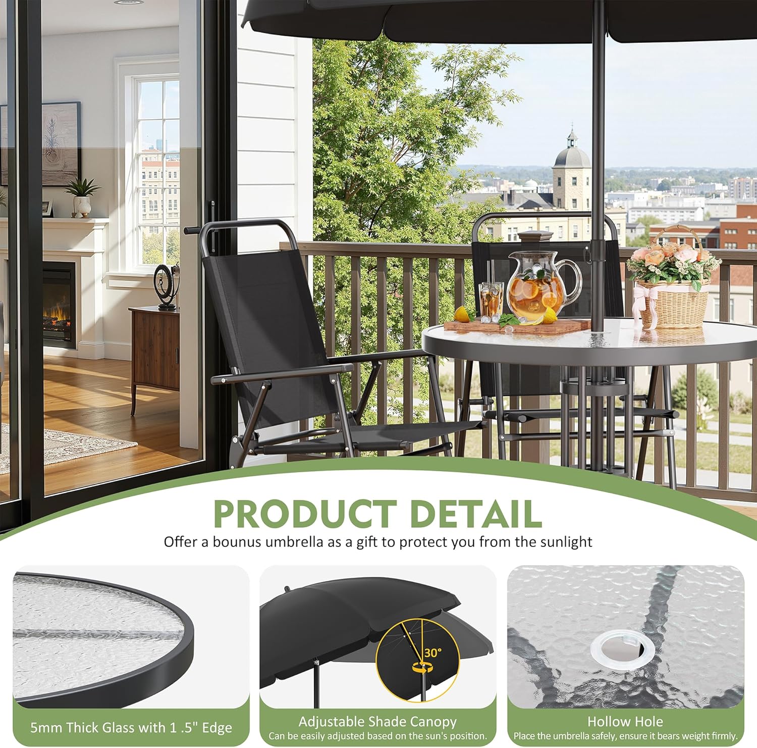 6-Piece Outdoor Patio Dining S - Outdoor Furniture Small ulasan dan harga