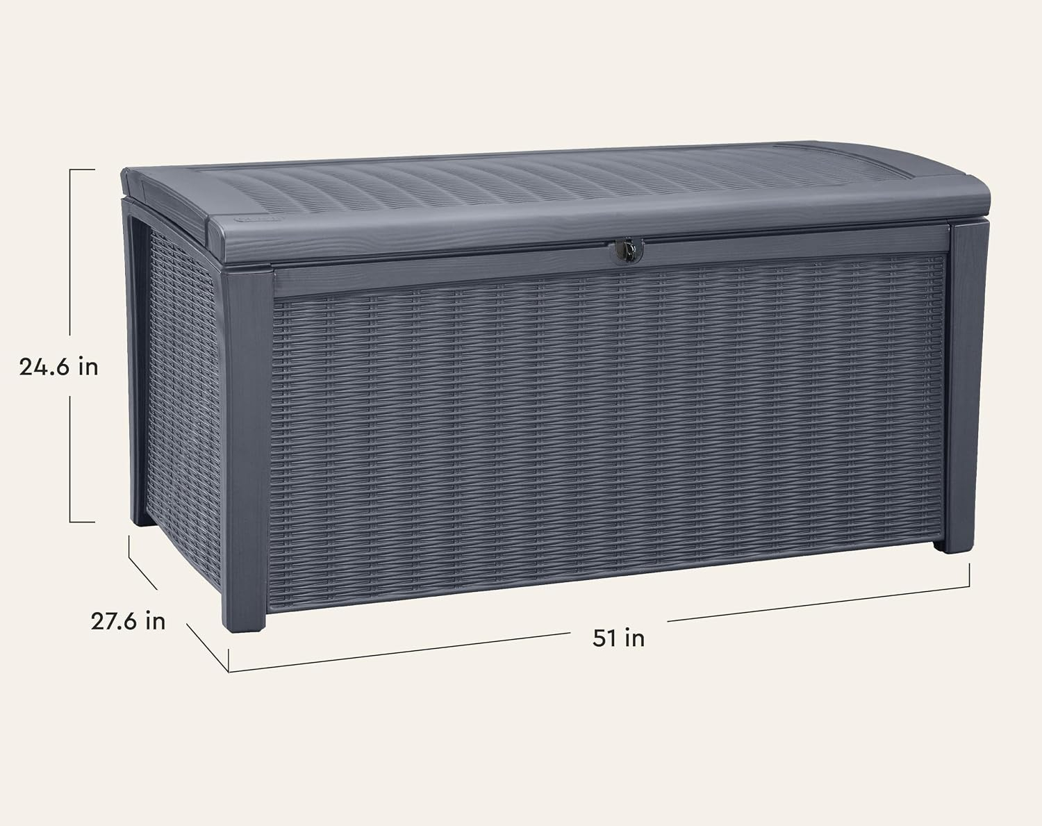 110 Gallon Outdoor Storage Dec - Outdoor Furniture Bench ulasan dan harga