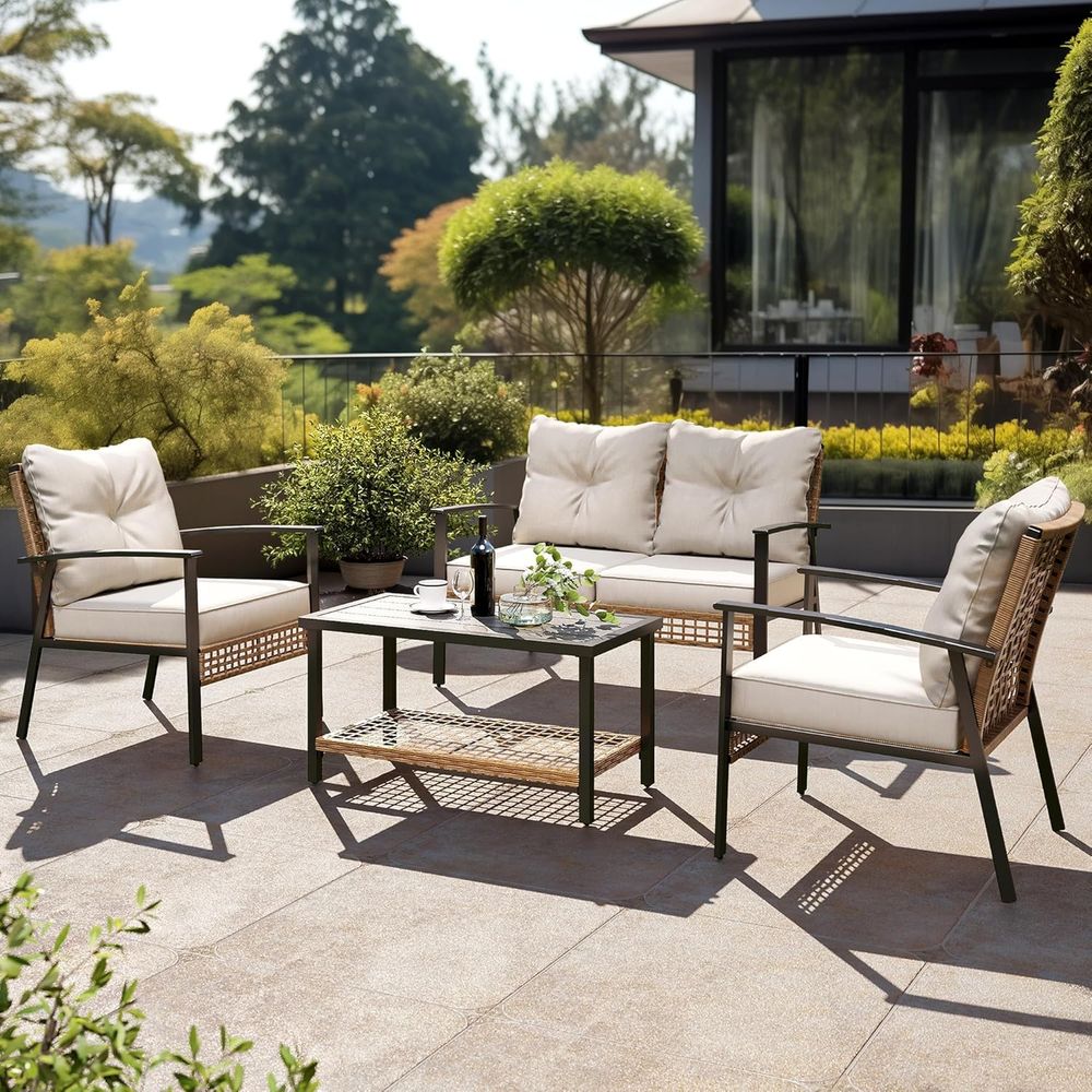 Oversized Comfort Patio Furnit - Outdoor Furniture With Storage For Cushions ulasan dan harga