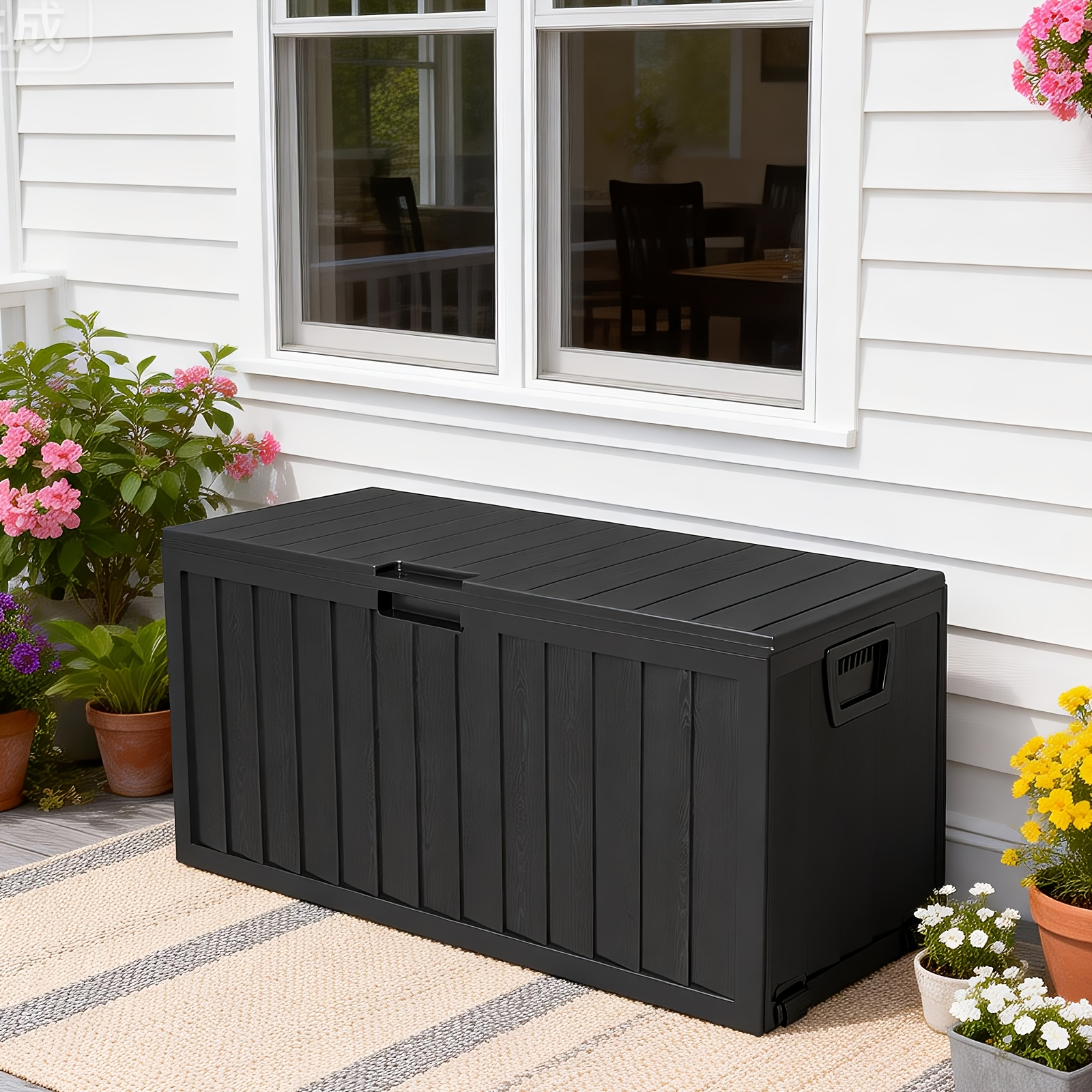 35 Gallon Large Outdoor Resin  - Outdoor Furniture Heavy ulasan dan harga