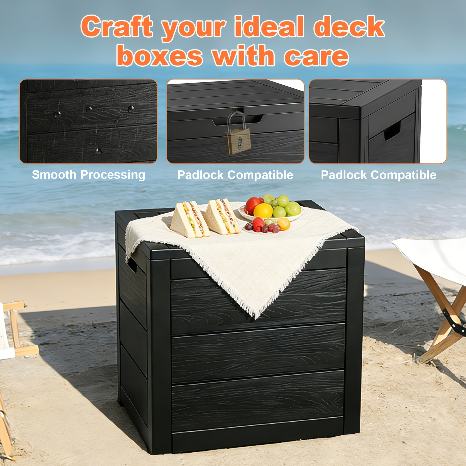 35 Gallon Large Outdoor Resin  - Outdoor Furniture Heavy ulasan dan harga