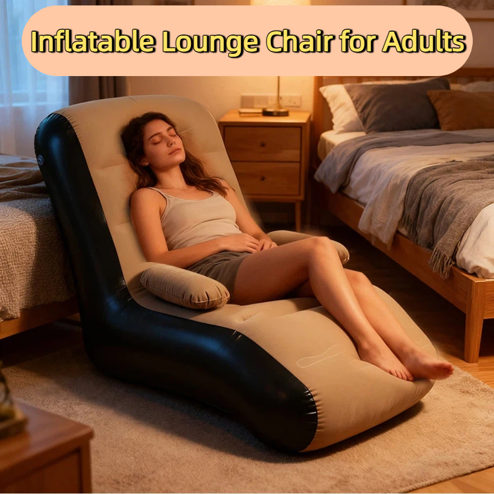 Inflatable Lounger Sofa with S - Outdoor Furniture With Storage For Cushions ulasan dan harga