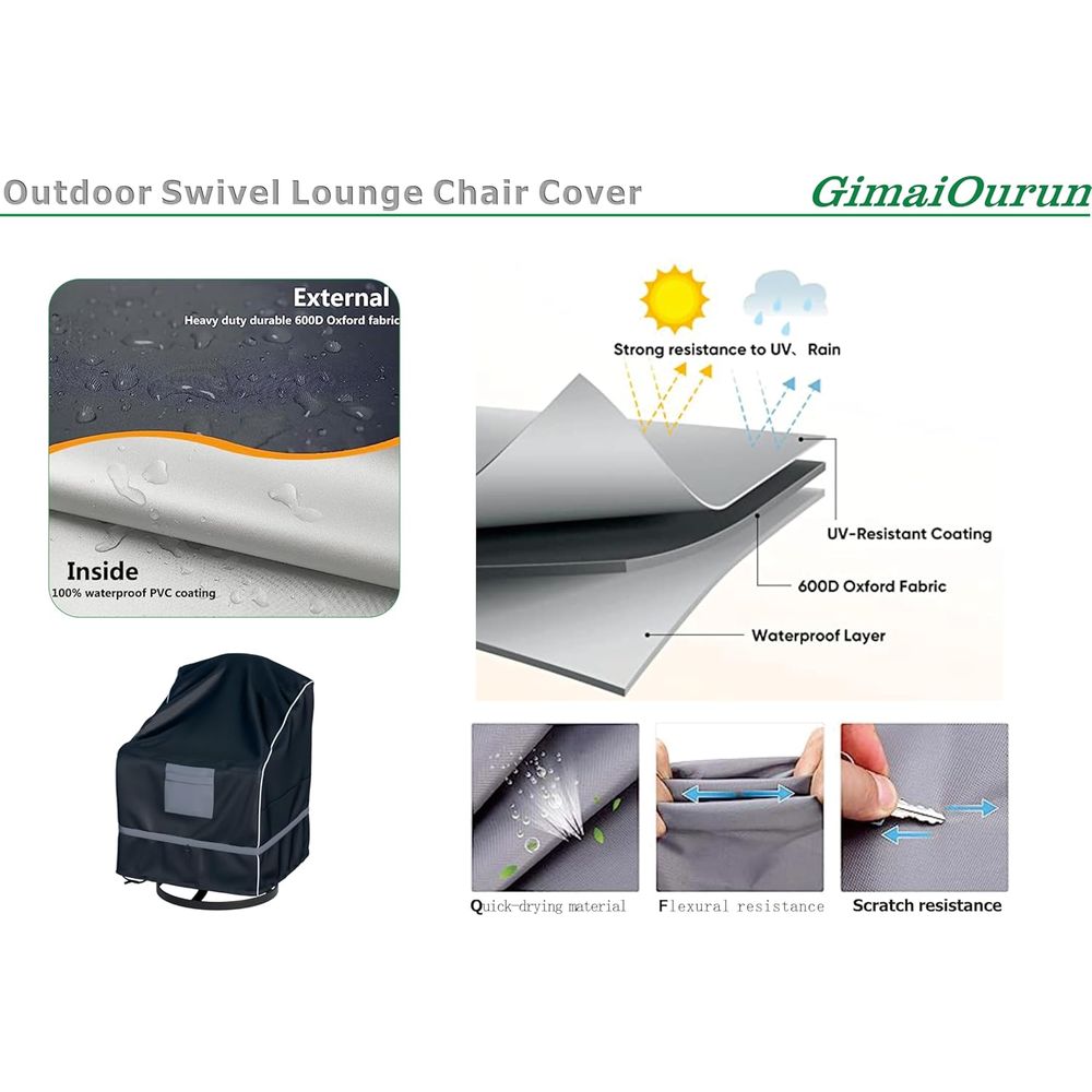 Outdoor Swivel Recliner Cover, - Outdoor Furniture Heavy ulasan dan harga