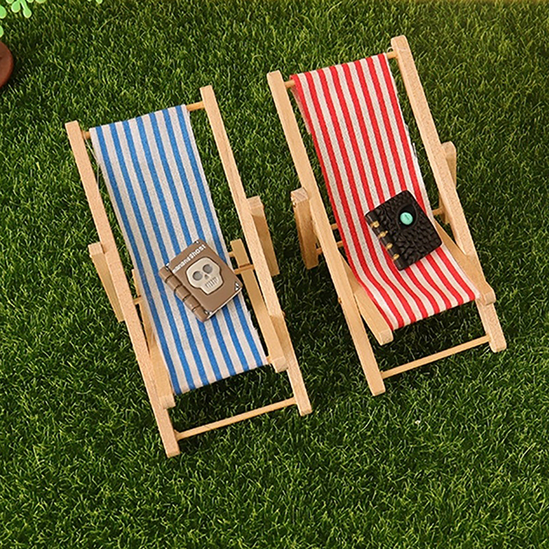 Dollhouse Miniature Items Wood - Outdoor Furniture Small ulasan dan harga