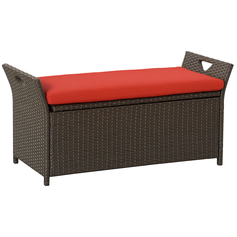 29 Gallon Patio Wicker Storage - Outdoor Furniture With Storage For Cushions ulasan dan harga