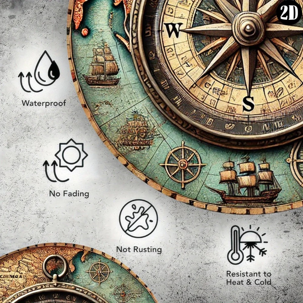 Quirky 2D Vintage Nautical Com - Outdoor Furniture Metal ulasan dan harga