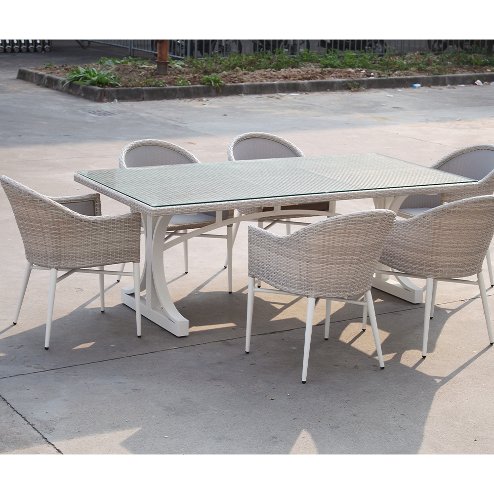 Discount 7 Pieces Luxury PE Ra - Outdoor Furniture Factory ulasan dan harga