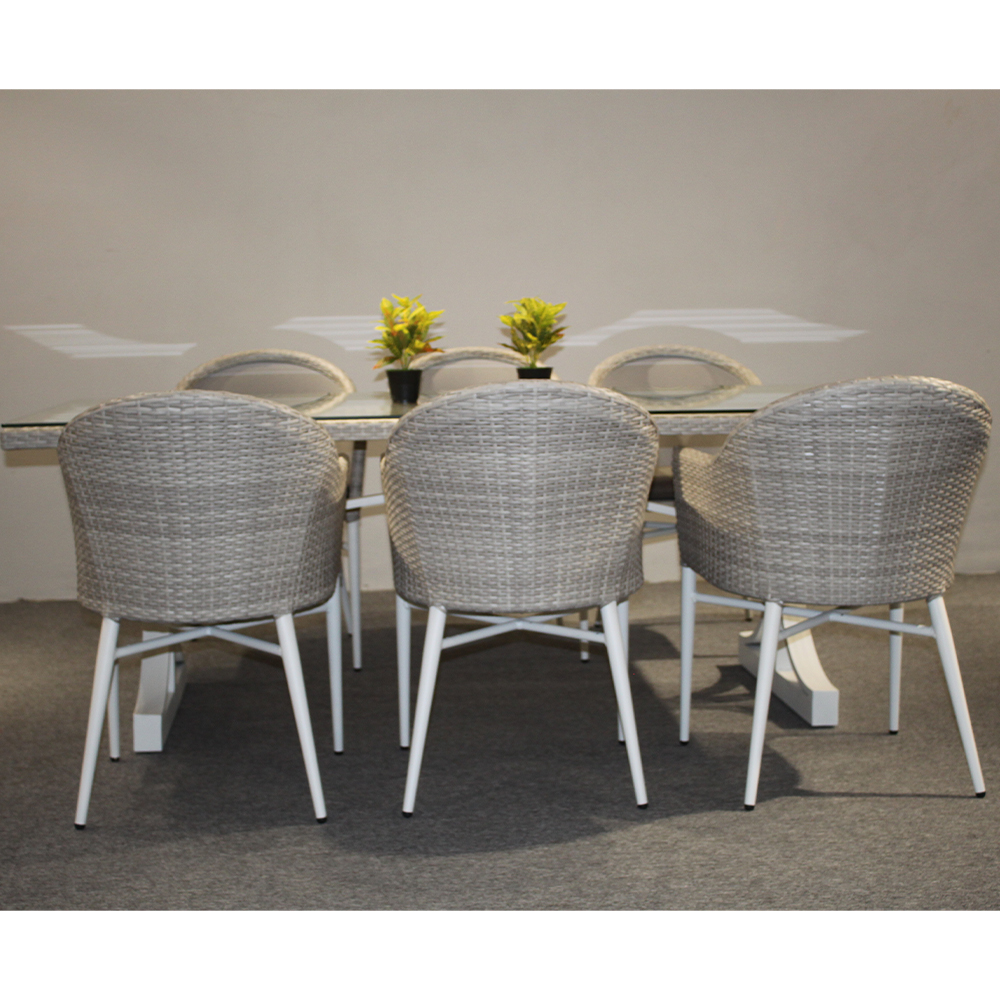 Discount 7 Pieces Luxury PE Ra - Outdoor Furniture Factory ulasan dan harga