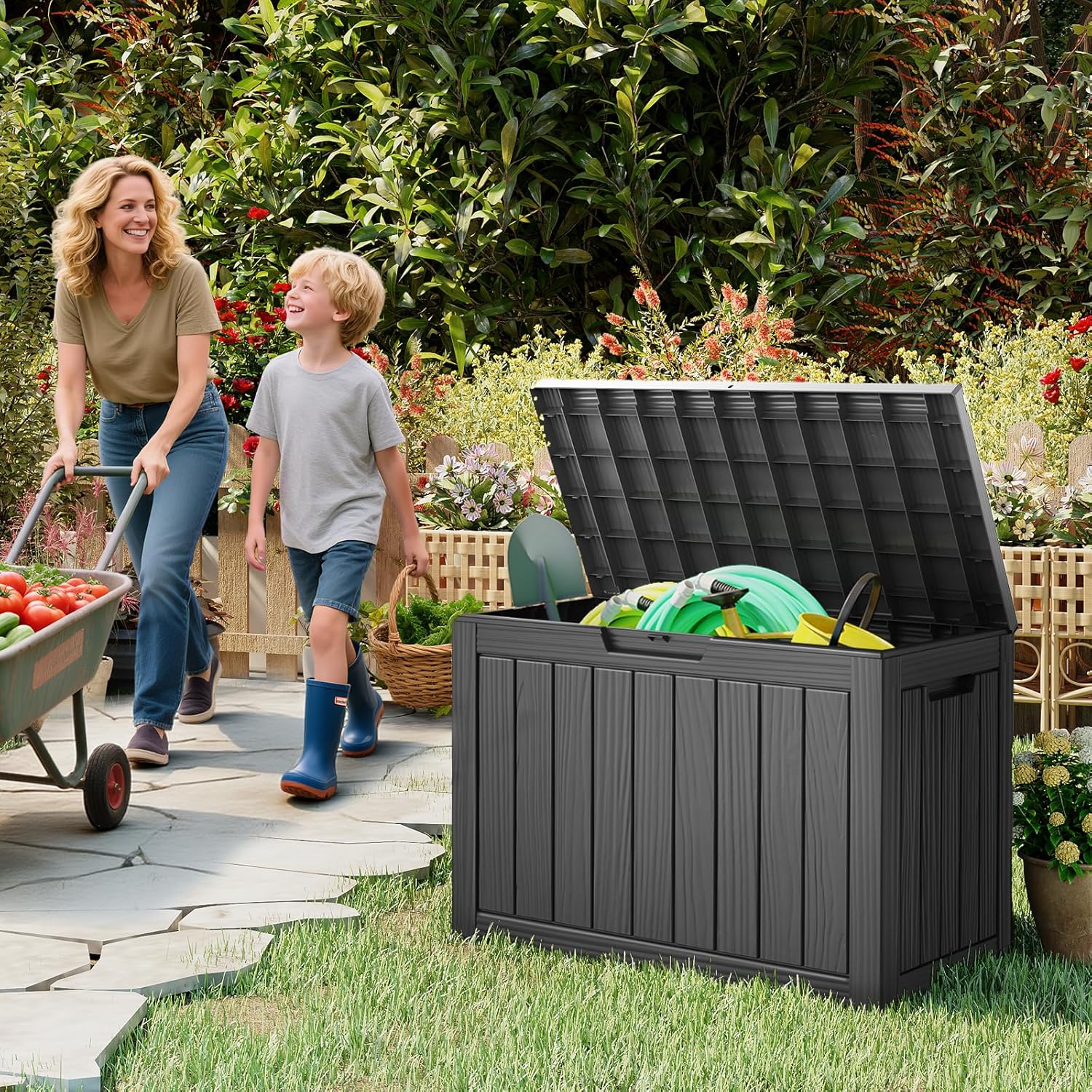 Outdoor Storage Box, for Packa - Outdoor Furniture With Storage For Cushions ulasan dan harga