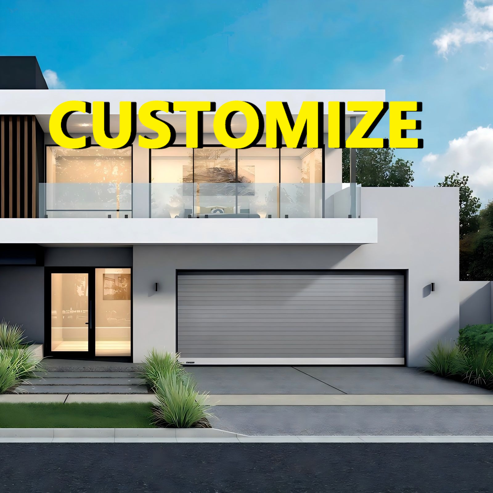 Any Size Custom Storefront Rol - Outdoor Furniture Metal ulasan dan harga